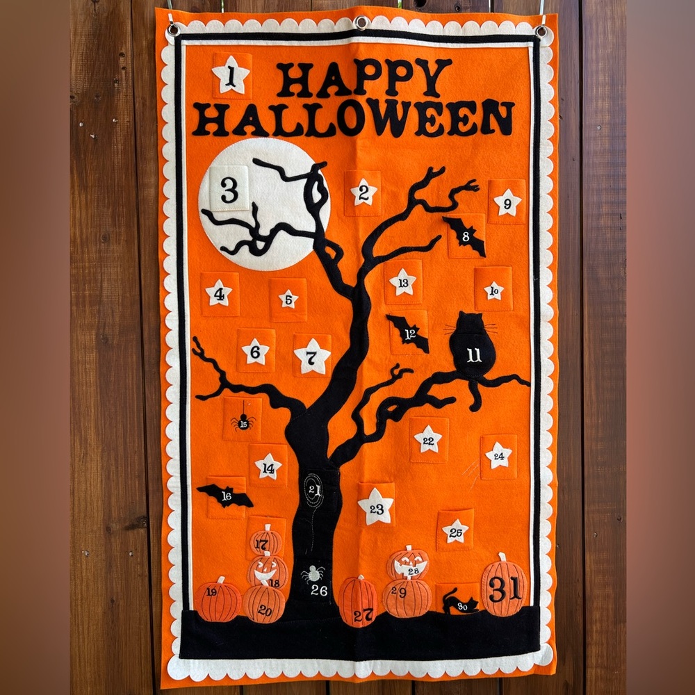Halloween advent Calendar Candy Pottery Barn Kids